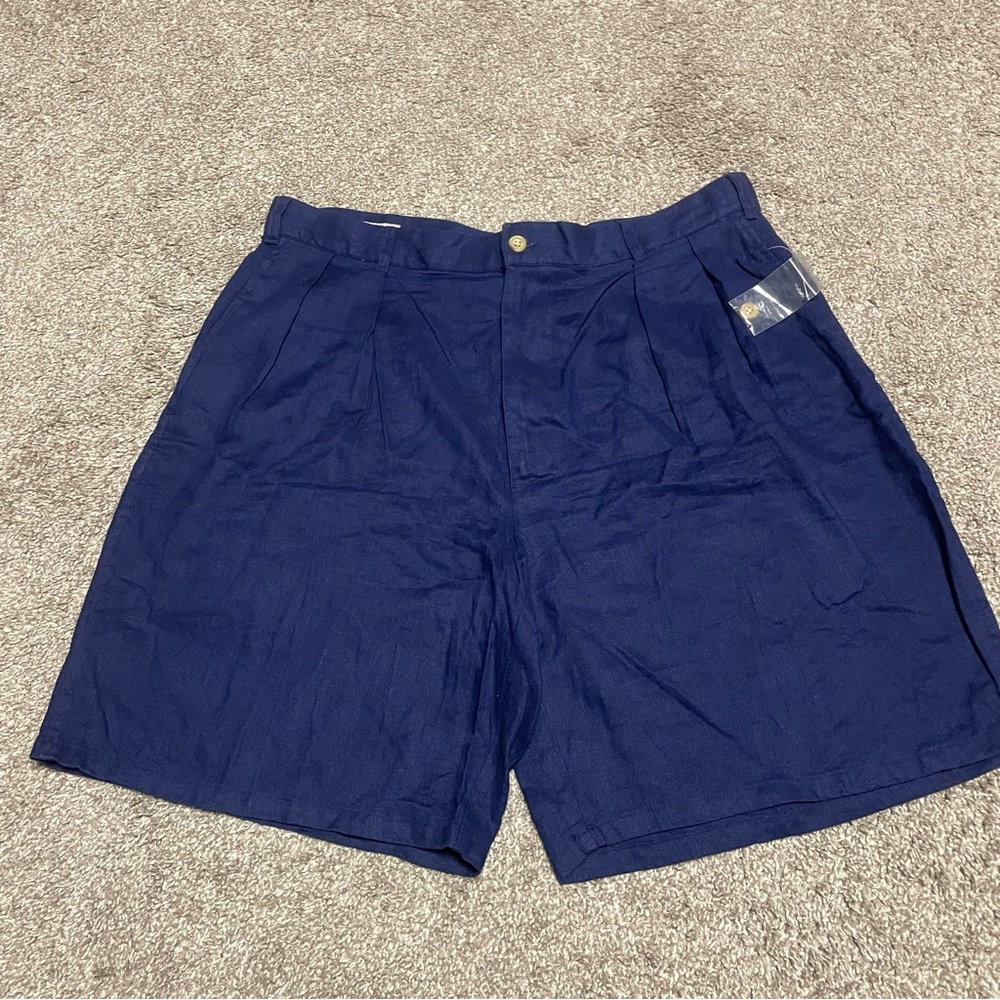 NWOT Men’s Brooks Brothers 100% Linen Shorts Size 36